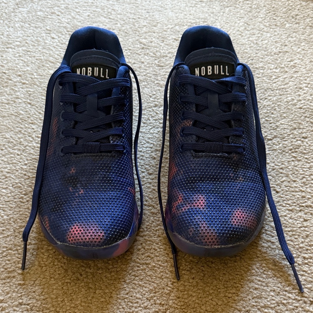 NOBULL Dark Blue and Pink Training Sneakers